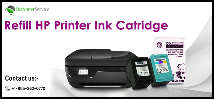 Refill HP Printer Ink Catridge
