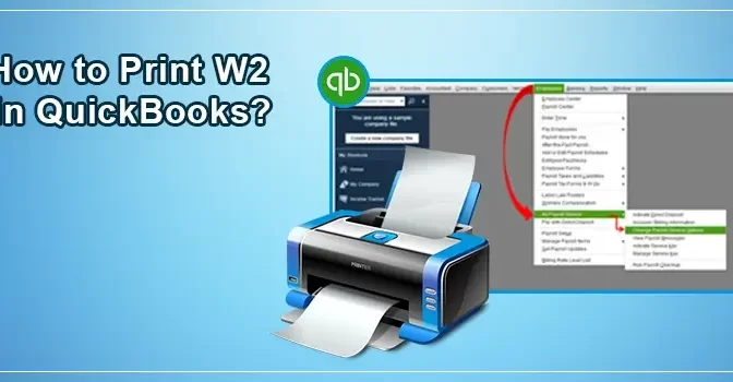 Print W2 in QuickBooks – Customer Service Directory