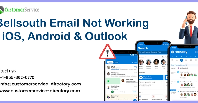 Bellsouth Email Not Working – iOS, Android & Outlook