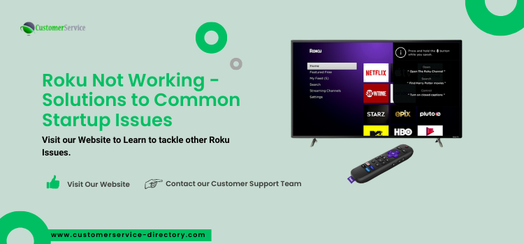 Roku Not Working - Solution to Common Startup Issues